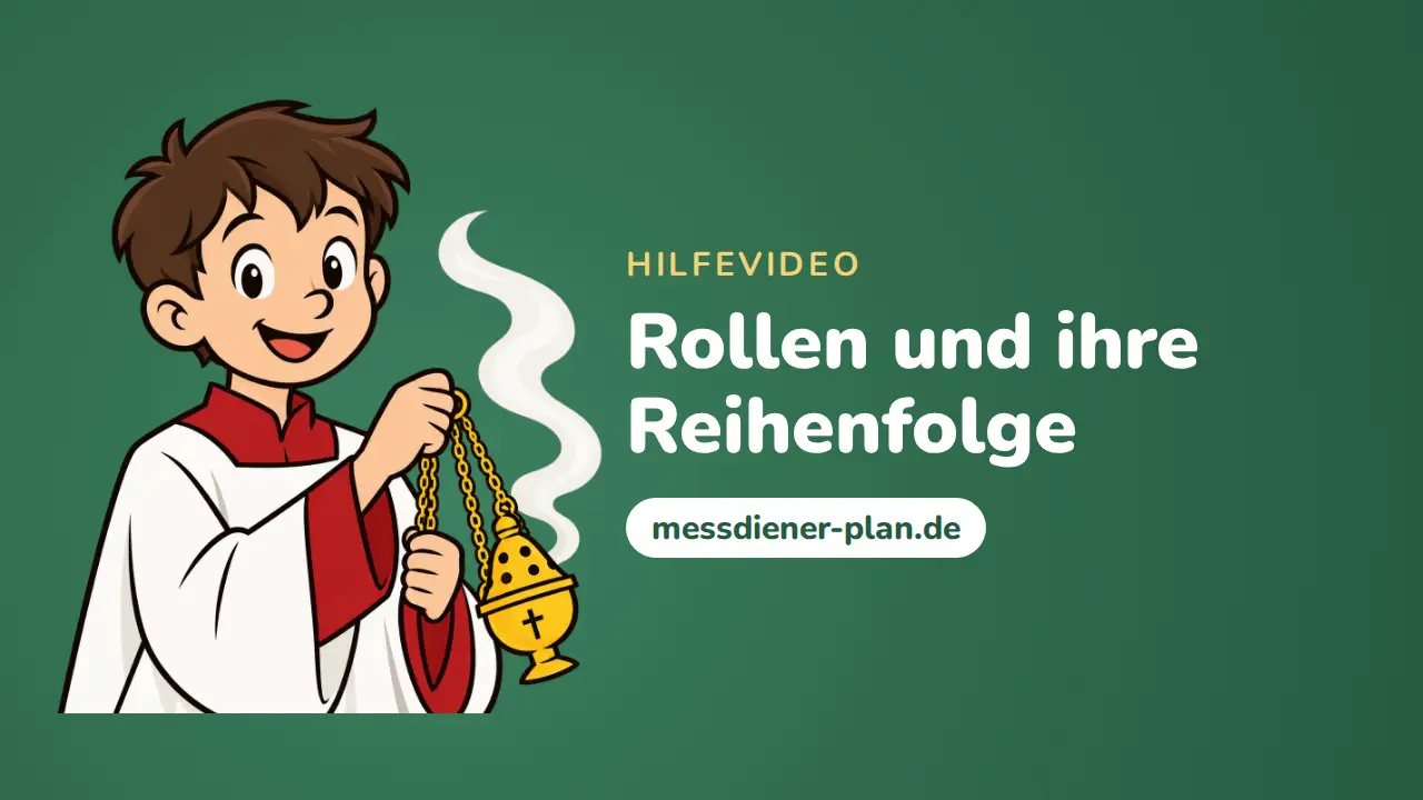 Rollen und ihre Reihenfolge
